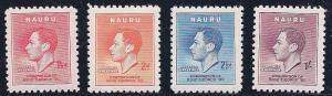 Nauru 1937 Sc# 35-38