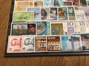 Iceland Island used  mixed stamps A12282