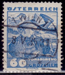 Austria 1934, Vorarlberg Bridal Couple, 60g, sc#368, used