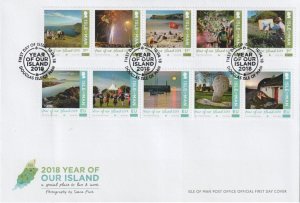 Isle of Man 2018 - Year of our Island - First Day Cover