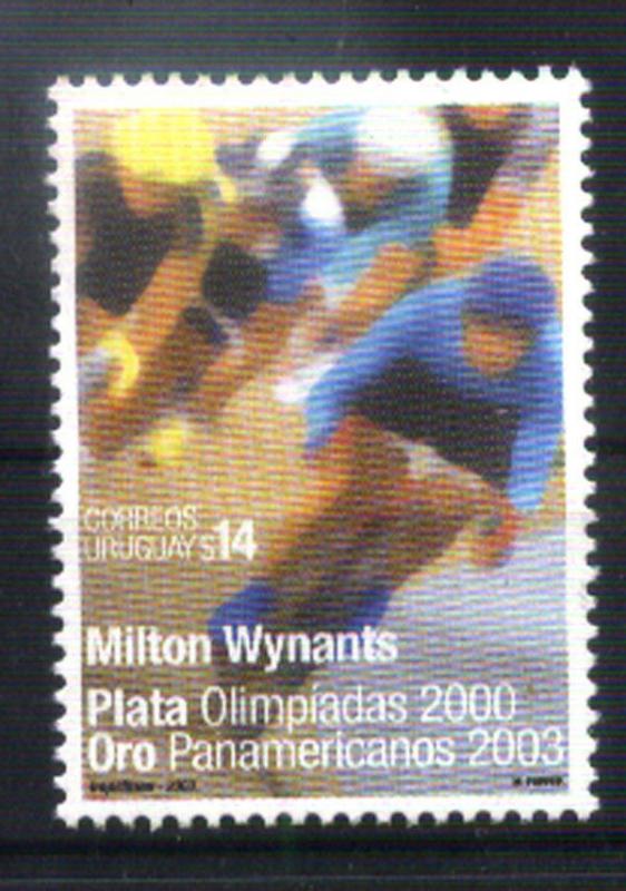 URUGUAY 2003 SPORTS CYCLISM OLYMPIC WINNER MNH