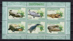 MOZAMBIQUE - 2007 CROCODILES  M2707A