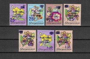 GUYANA 1987 SG 2074/80 MNH