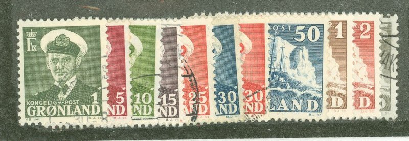 Greenland #28-38  Single (Complete Set)