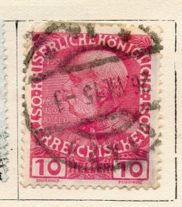 Austria 1908 Early Issue Fine Used 10h. NW-255927