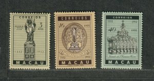 Macao Sc#365-367 M/H/VF, Cv. $45