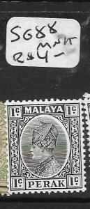 MALAYA PERAK (P1412B) SULTAN 1C SG88  MNH