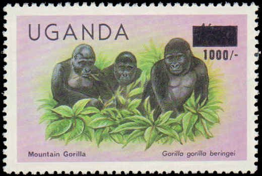 Uganda #386-392, Complete Set(7), 1983, Never Hinged