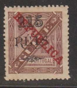 PORTUGUESE GUINEA Scott # 189 Mint NO GUM - With Overprint & Surcharge