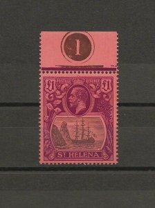 ST HELENA 1922/37 SG 96 MINT Cat £450