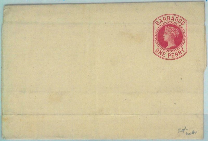 83290 - BARBADOS -   POSTAL STATIONERY  Wrapper - Higgings & Gage  # 2 1882