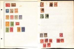 United States Stamp Collection on 35 Quad Pages, 1880-1937 Classics Lot