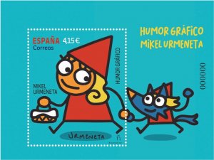 Spain 2021 MNH Souvenir Sheet Stamps Comic Books Humour Fairy Tales