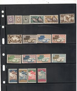 NEW CALEDONIA COLLECTION ON STOCK SHEET MINT/USED