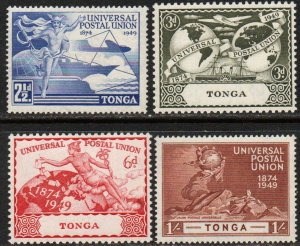 Tonga Sc #87-90 MNH