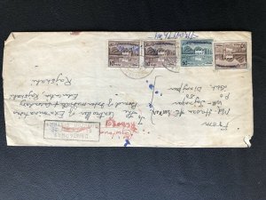 Bangladesh 1972 Cover post master provisional Manuscript ovpt On Pakistan