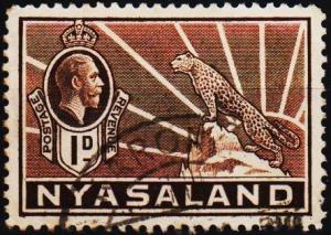 Nyasaland. 1934 1d S.G.115 Fine Used