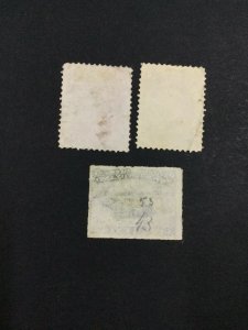 MOMEN: NEWFOUNDLAND #36-37,43 USED £131 LOT #7022