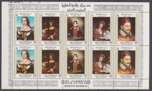 1967 State of Upper Yafa 62-66KL Artists / Raphael 7,00 €