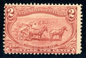 US Stamp #286 Farming in the West 2c - MHH - CV $25.00