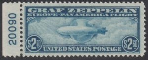 US C15 Airmails NH VF Left Plate # Single