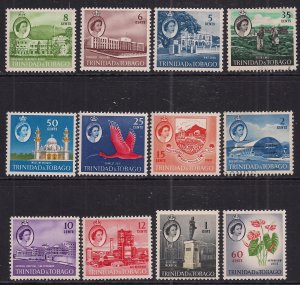 Trinidad & Tobago 1960 - 67 QE2 Part set of 12 used-mm-Umm SG 284 -295 ( C70 )