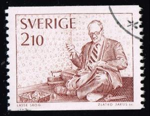 Sweden #1195 Tailor; Used (0.25)