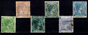 Cuba Scott #60//85 Mint/Used 1874-1879