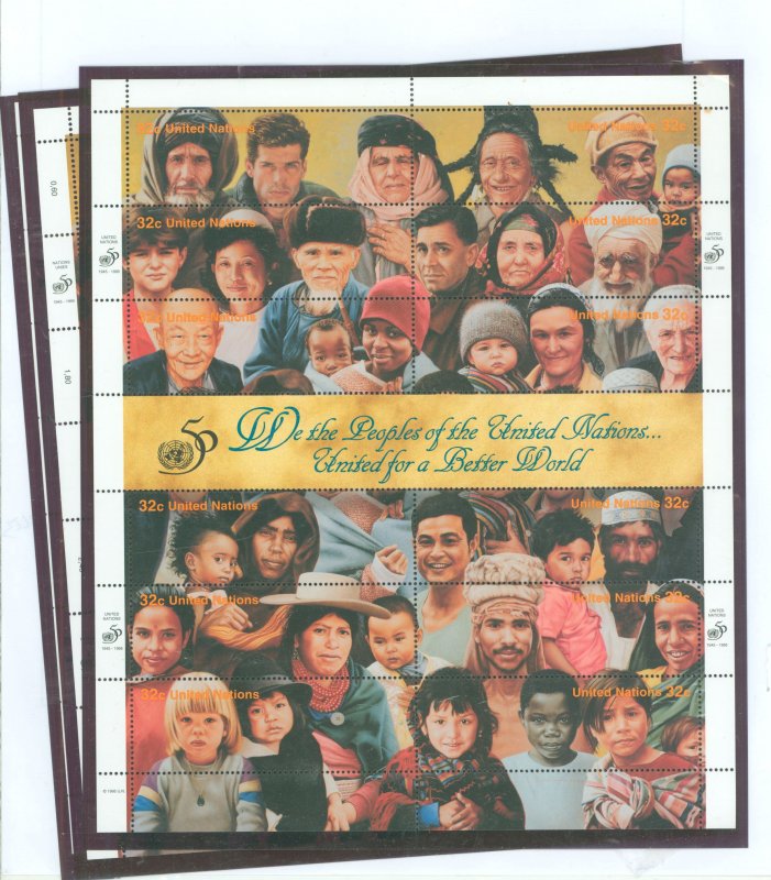 United Nations #669/275/191 Mint (NH) Souvenir Sheet