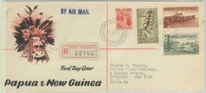 82293 - PAPUA NEW GUINEA - Postal History -  FDC COVER  1953: Cocoa COFFEE
