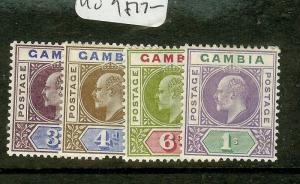 GAMBIA (P2112BB) KE  SG49-52   MOG 