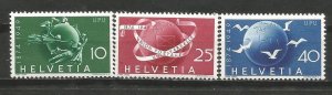 Swiss #322-324 MNH