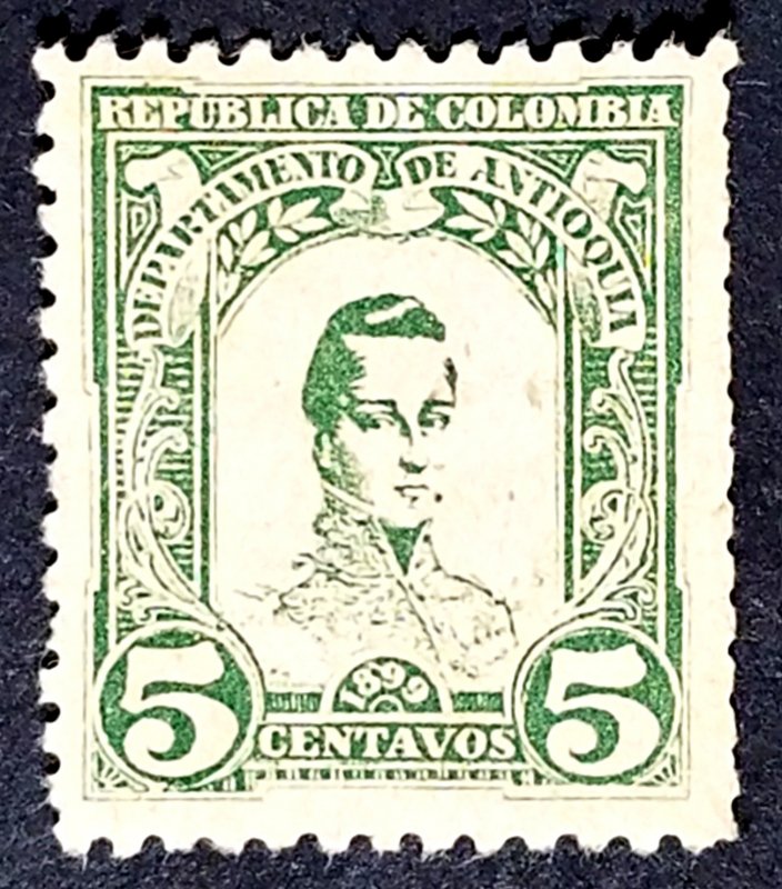 Colombia Antioquia #122 Unused FVF.........................(XPCDA)