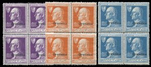 Italian Colonies, Cyrenaica #25-27 (Sass. 42-44) Cat€360, 1927 Volta, set o...