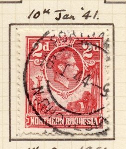 Northern Rhodesia 1938-52 Early Issue Fine Used 2d. NW-157842