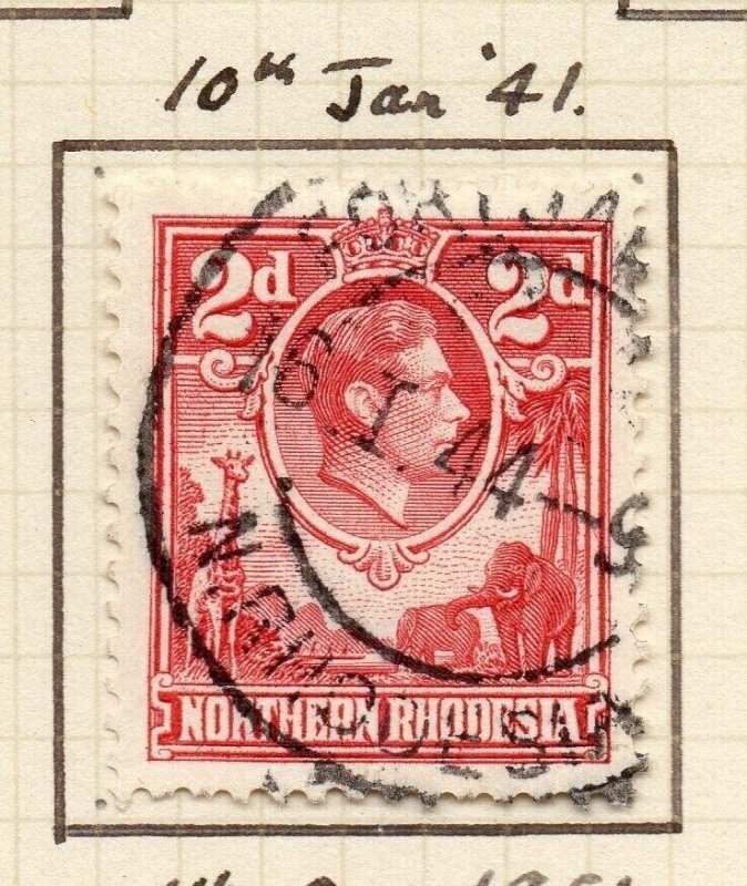 Northern Rhodesia 1938-52 Early Issue Fine Used 2d. NW-157842