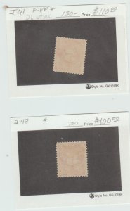 #J41, J48  5c Deep Claret Postage Due MINT⭐⭐⭐⭐⭐