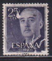 Spain 818 General Francisco Franco 1954