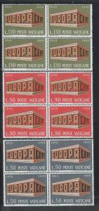 VATICAN CITY SC# 470-2 B/4 F/MNH