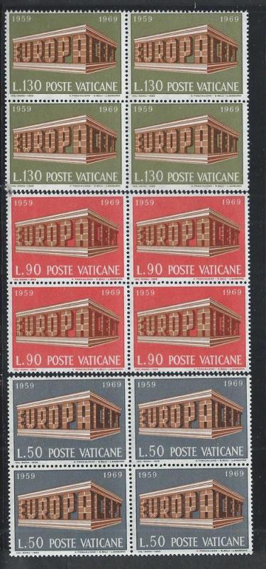 VATICAN CITY SC# 470-2 B/4 F/MNH