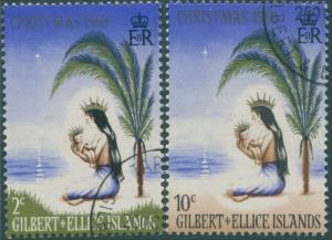 Gilbert Ellice Islands 1969 SG157-158 Christmas FU