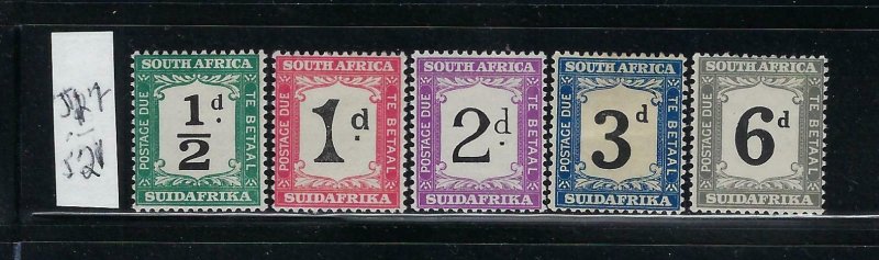 SOUTH AFRICA SCOTT #J17-21 1927-28  POSTAGE DUES  - MINT HINGED