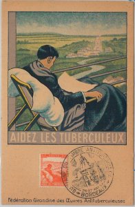 62731 - FRANCE - POSTAL HISTORY: MAXIMUM CARD 1945 - TUBERCULOSIS MEDICINE-