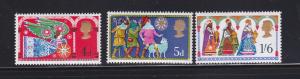 Great Britain 605-607 Set MNH Christmas (B)