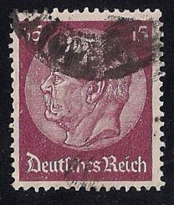 Germany #423 15pf President Paul Von Hindenburg used F-VF