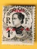 FRANCE OFFICES IN CHINA/PAKHOI SCOTT#34 1908 ANNAMITE WOMAN - MHR