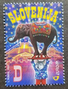 *FREE SHIP Slovenia Europa CEPT Circus 2002 Elephant Rat (stamp) MNH