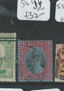 MALAYA PERAK (PP0710B) SULTAN $1.00   SG 116  VFU