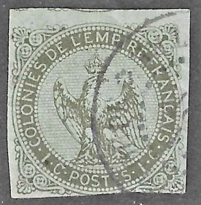 French Colonies (1862) - Scott # 1,   Used