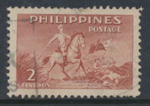 Philippines Sc# 535 - Used Gen. del Pilar  Tirad Pass 1949  see details & scans